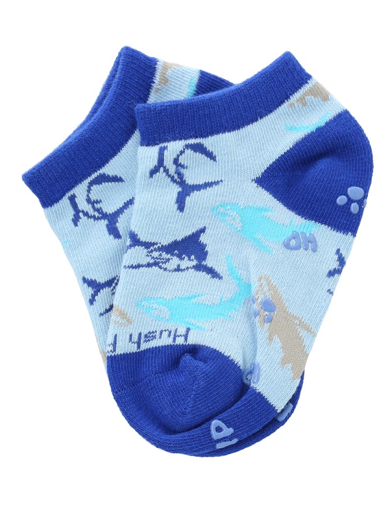 Calcetin Algodón Niño Ped Shark Azul Hush Puppies