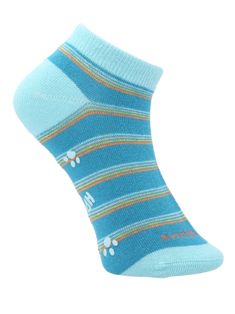 Calcetin Algodón Niño Ped Lines Verde Hush Puppies