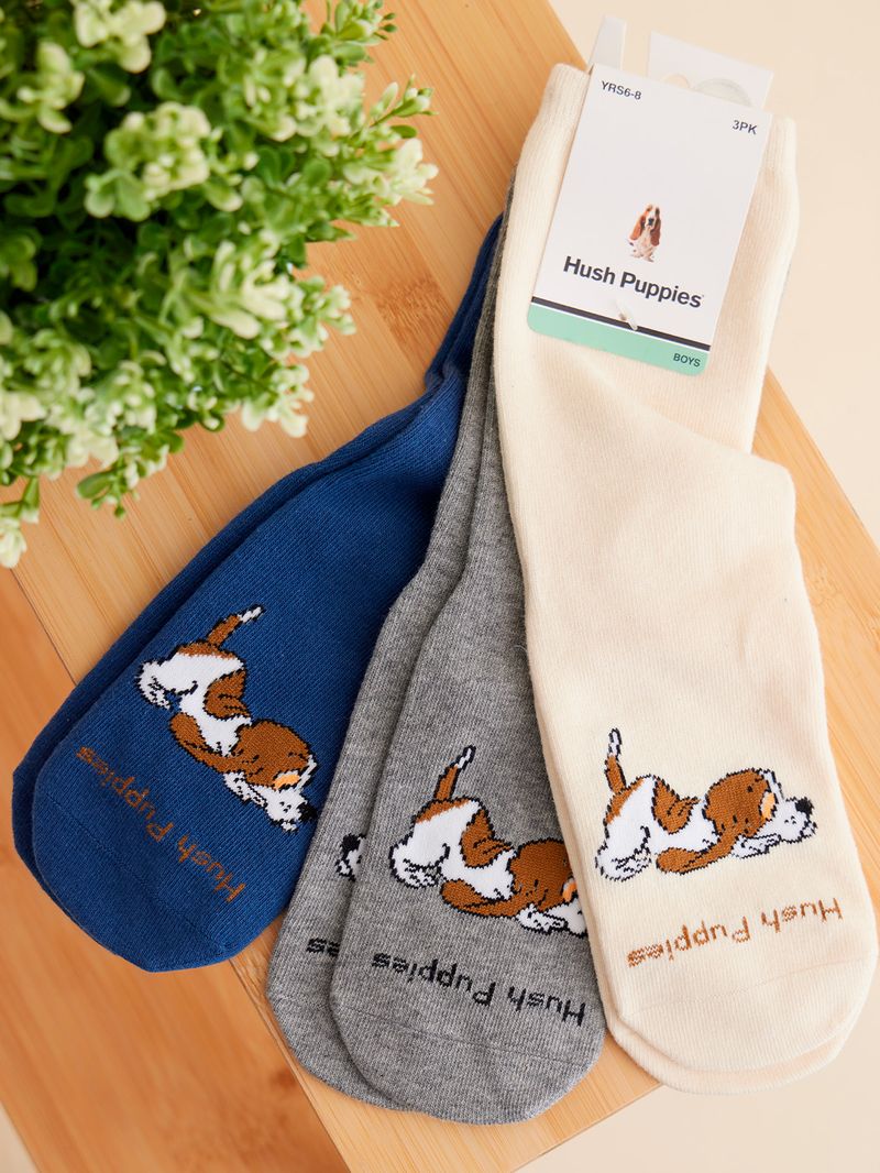 Calcetin-Algodon-Niño-Pack-Classicdog-Multicolor-Hush-Puppies