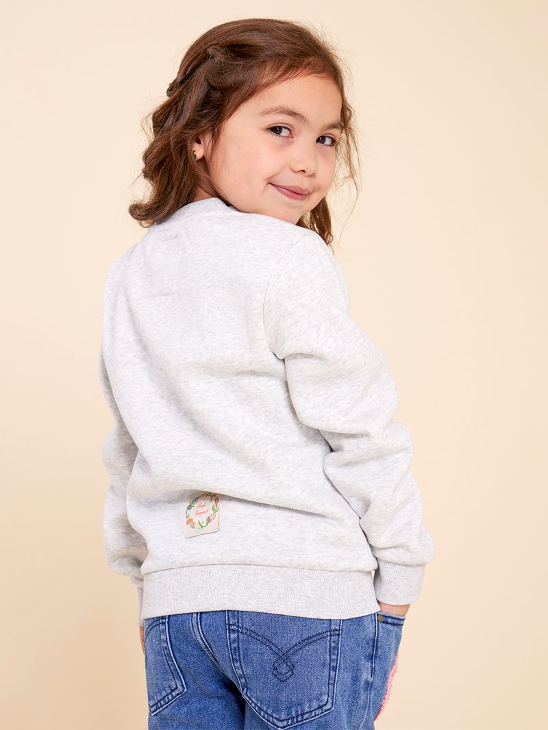 Polerón Niña Dakota Gris