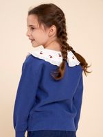 Chaleco Niña Maria Azul