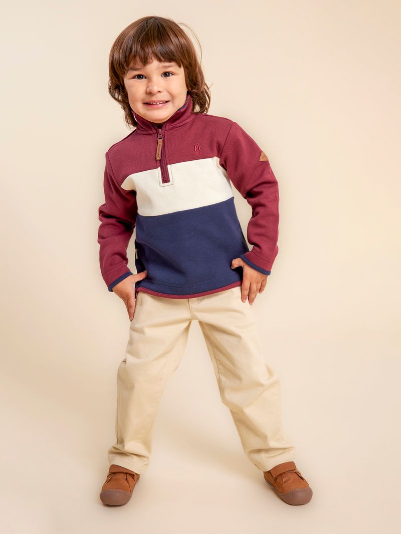 Pantalon-Niño-Baco-Beige