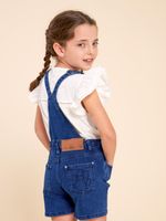 Jardinera Niña Julieta Denim