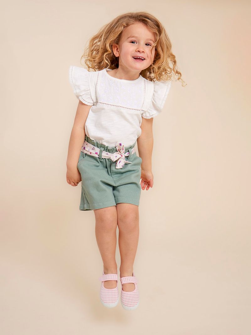 Polera Niña Azucena Beige