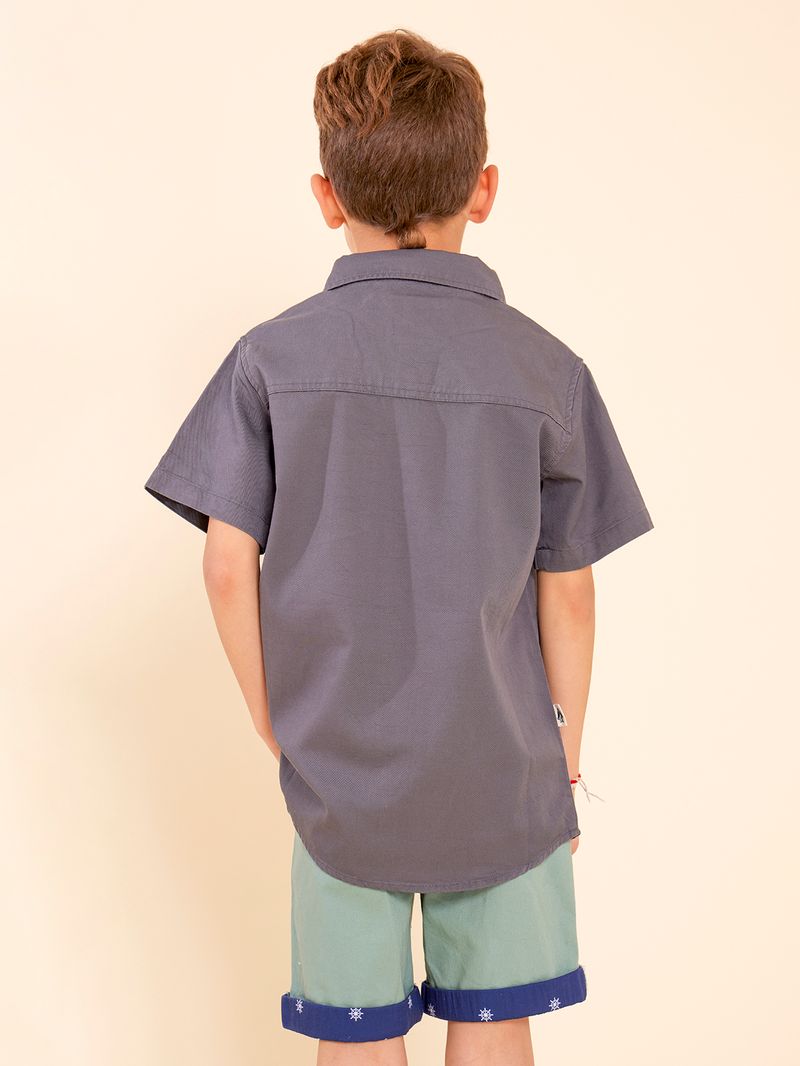 Camisa Niño Wild Gris