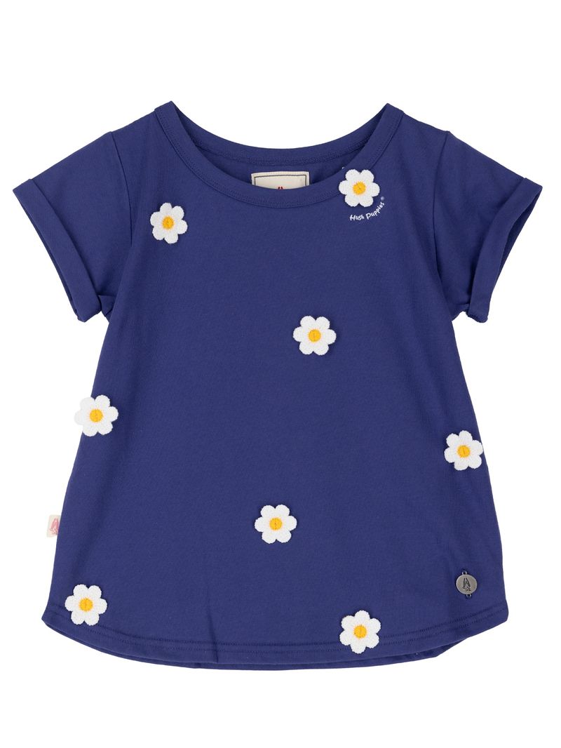 Polera Niña Margarita Azul