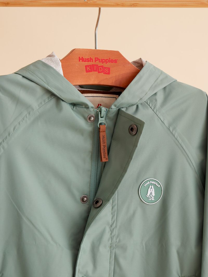 Chaqueta Waterproof Niño Wind Verde