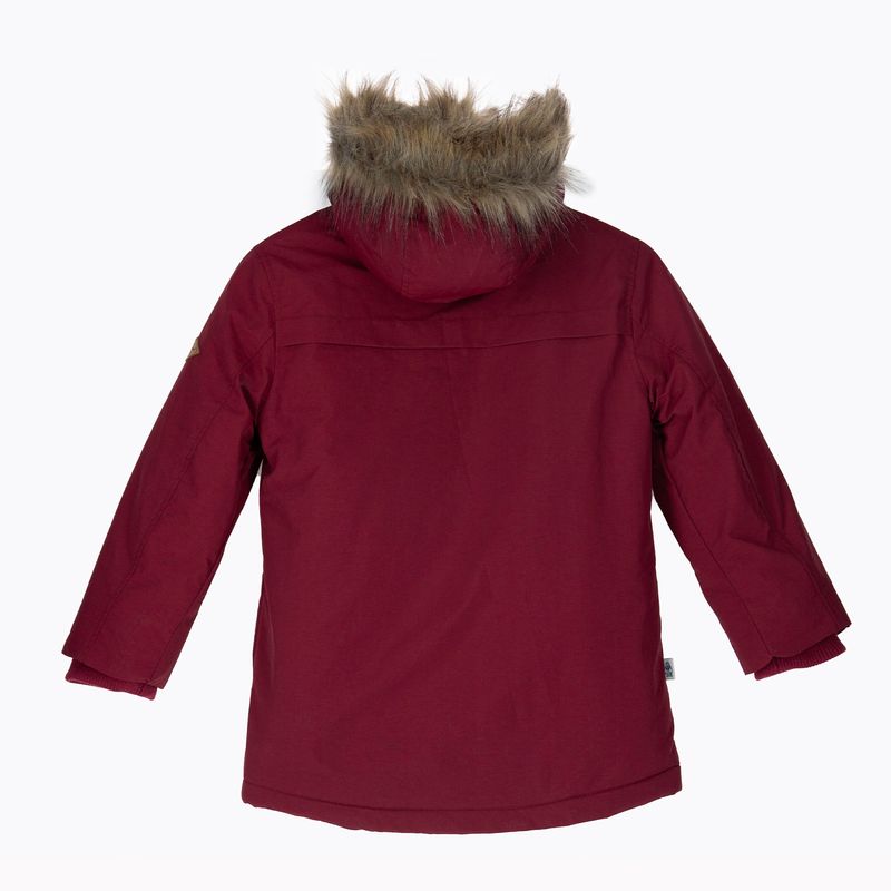 Parka Niño Bulldog Burdeo