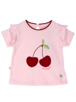 Polera Niña Guinda Rosado
