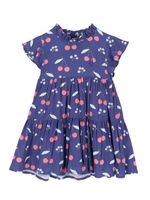 Vestido Niña Cereza Azul