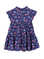 Vestido Niña Cereza Azul