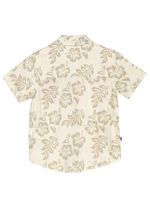 Camisa Niño Hibisco Beige