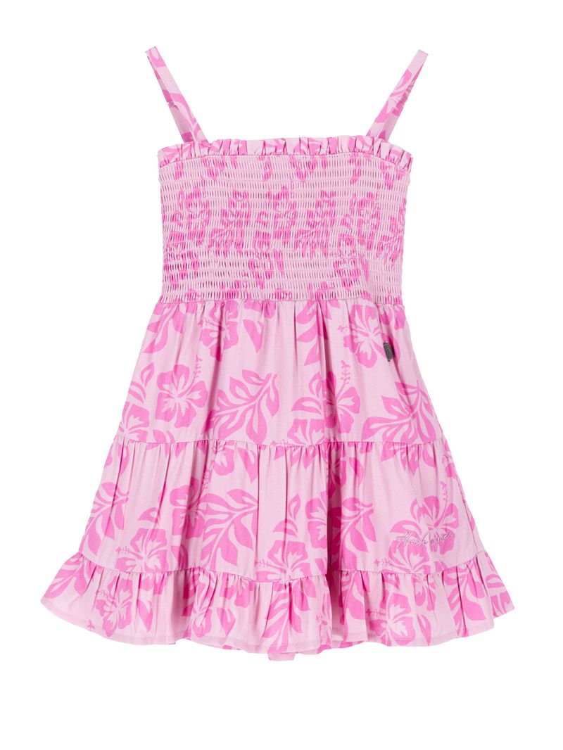 Vestido Niña Butterfly Rosado