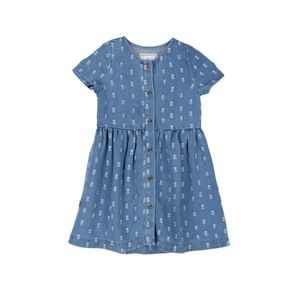 Vestido Niña Tulipan Celeste