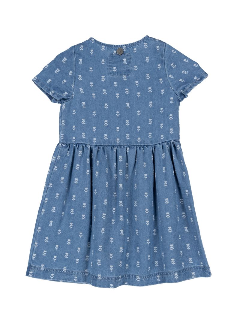 Vestido Niña Tulipan Celeste