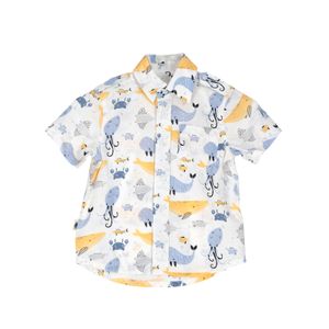 Camisa Niño Guayabera Amarillo