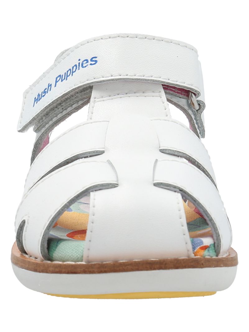 Sandalia Cuero Niña Penny Blanca