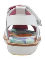 Sandalia Cuero Niña Penny Blanca