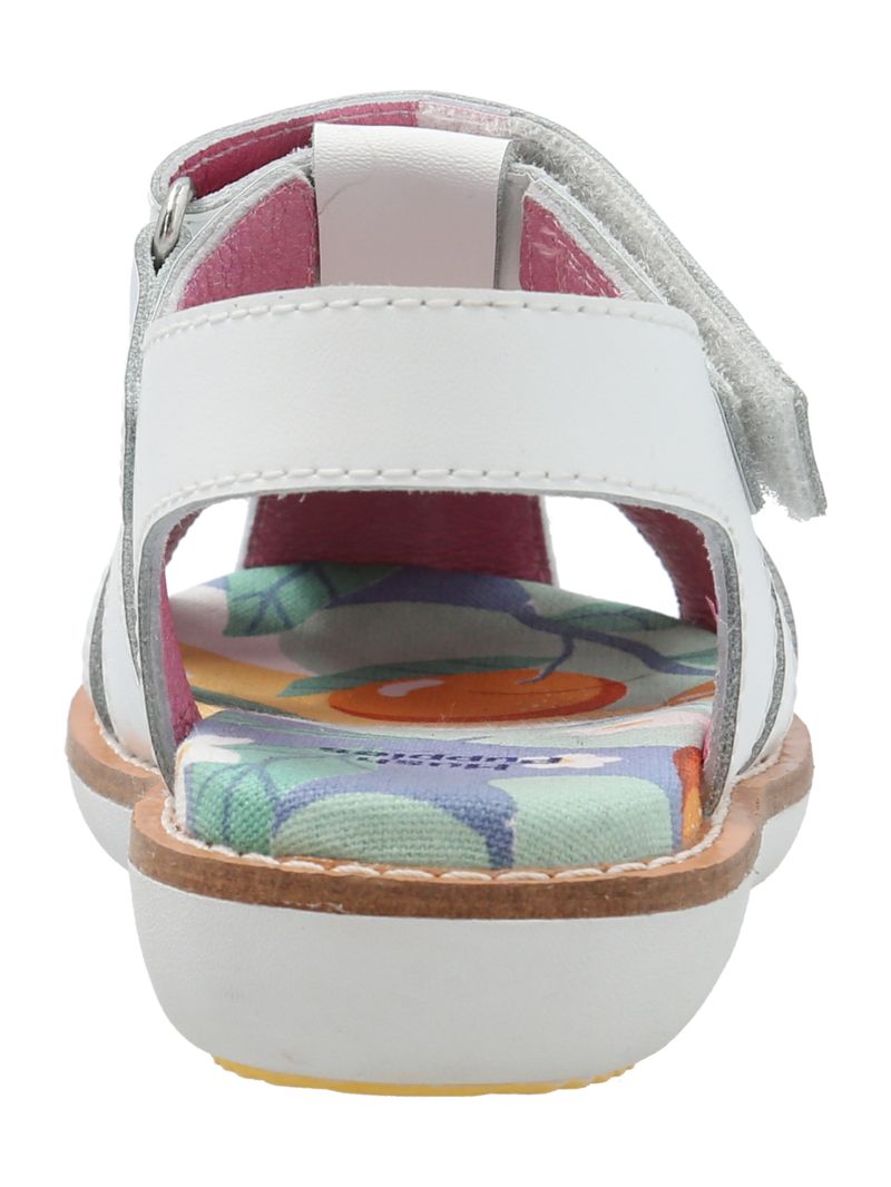 Sandalia Cuero Niña Penny Blanca