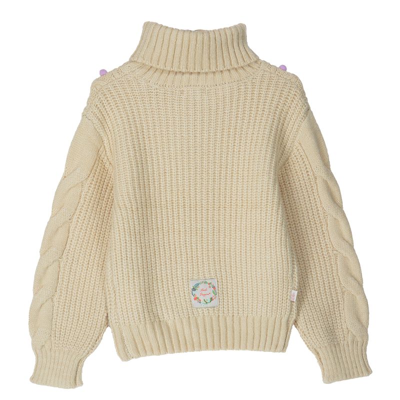 Chaleco Niña Gretel Crema