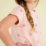 Polera Niña Algodón Limón