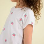 Polera Niña Algodón Limón