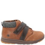 Botín Cuero Niño Runney  Café