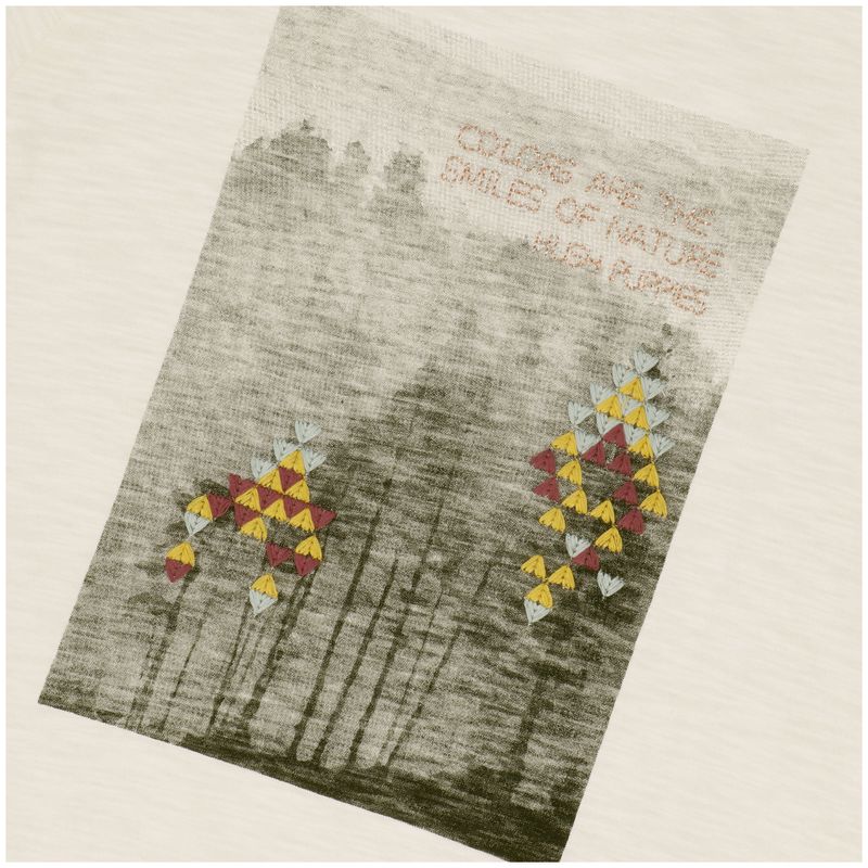 Polera Niña Algodón Print Bosque