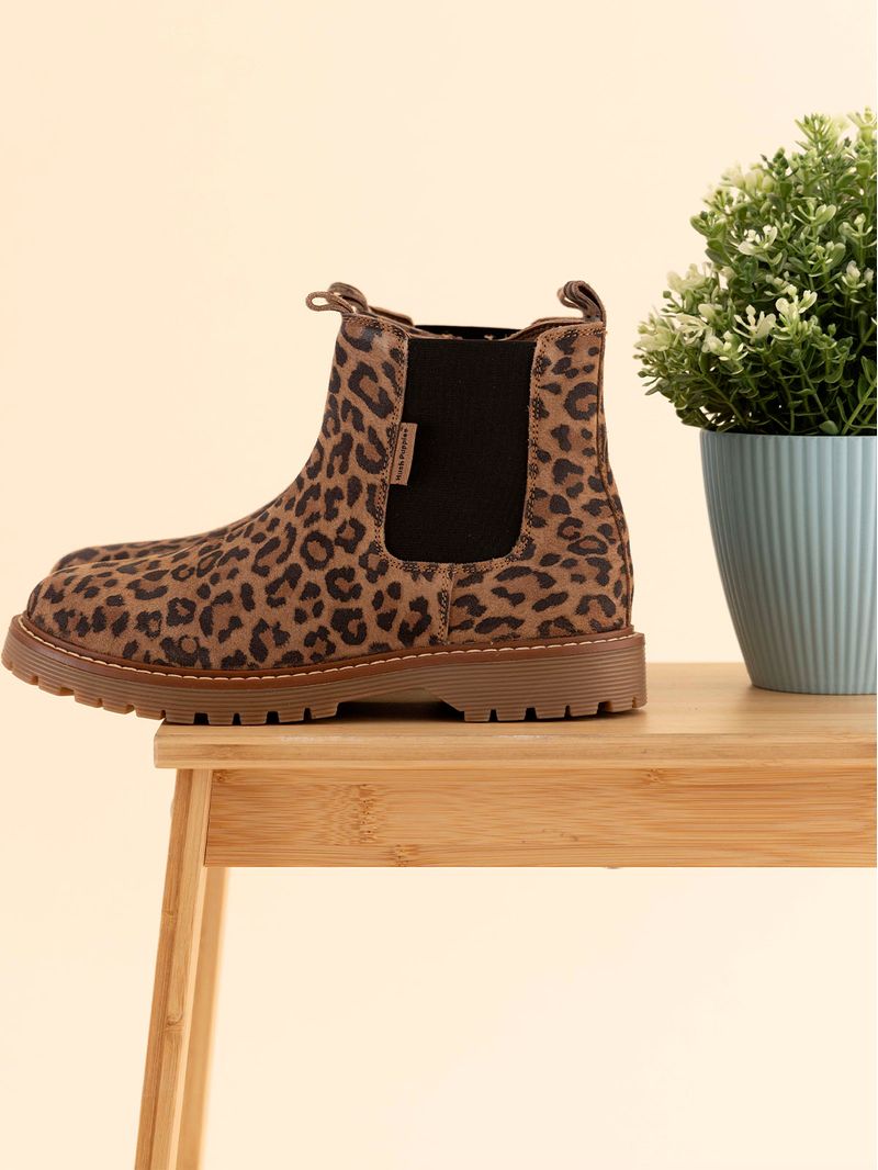 Botín Cuero Niña Prentis Multicolor