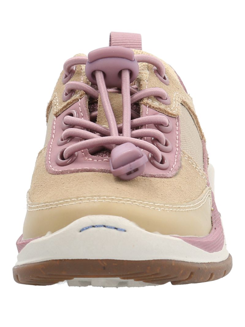 Zapatilla Cuero Niña Irving Beige