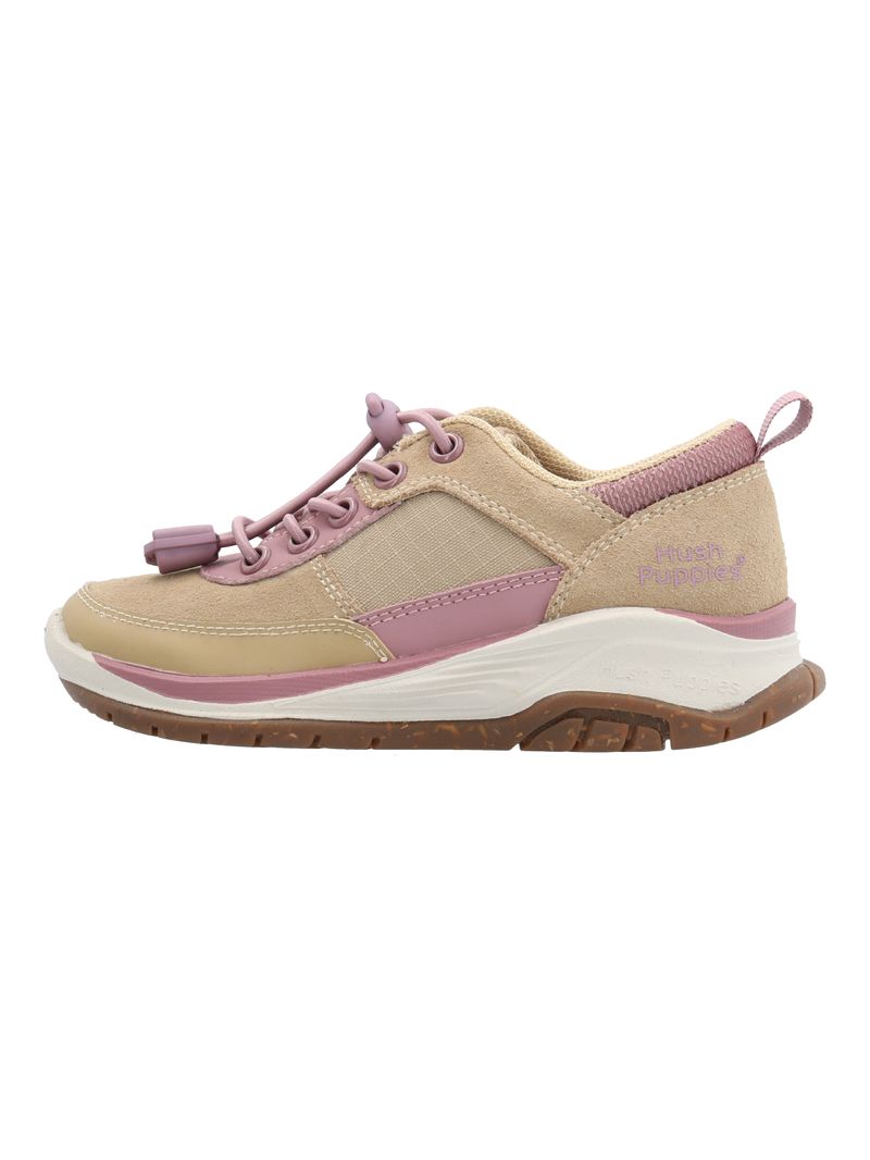 Zapatilla Cuero Niña Irving Beige
