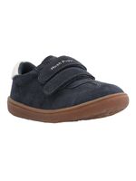 Zapatilla Cuero Niño Clara-K Azul