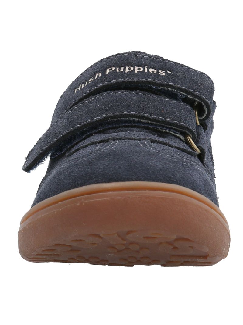 Zapatilla Cuero Niño Clara-K Azul