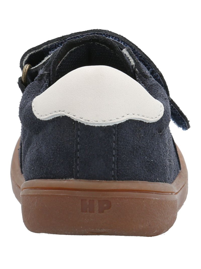 Zapatilla Cuero Niño Clara-K Azul