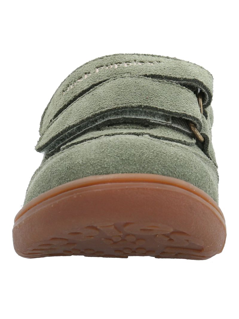 Zapatilla Cuero Niño Clara-K Verde