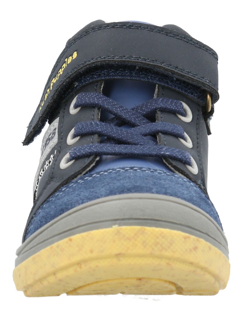 Botín Cuero Niño Yorktown Azul