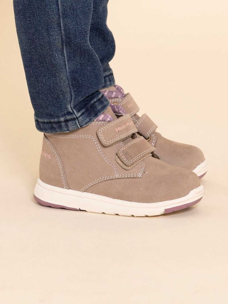 Botín Cuero Niña New Villa Café