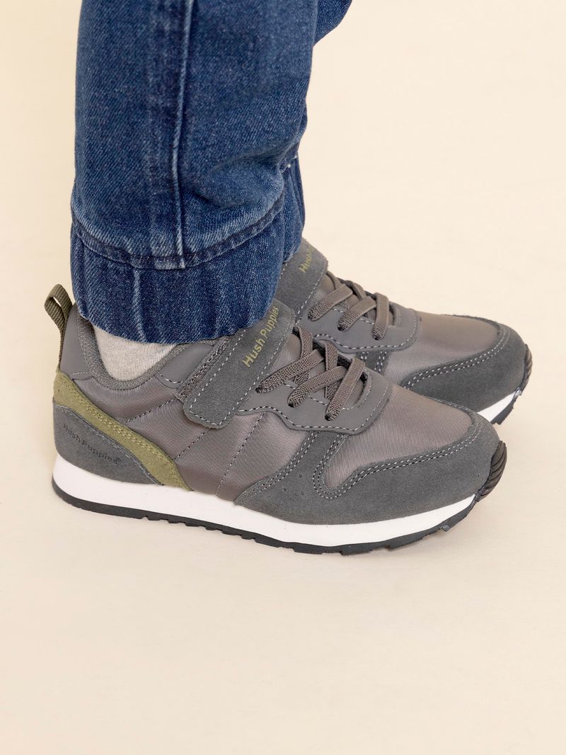 Zapatilla Niño Janet-K-VL Gris