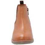 Botín Cuero Niña Asmara  Café