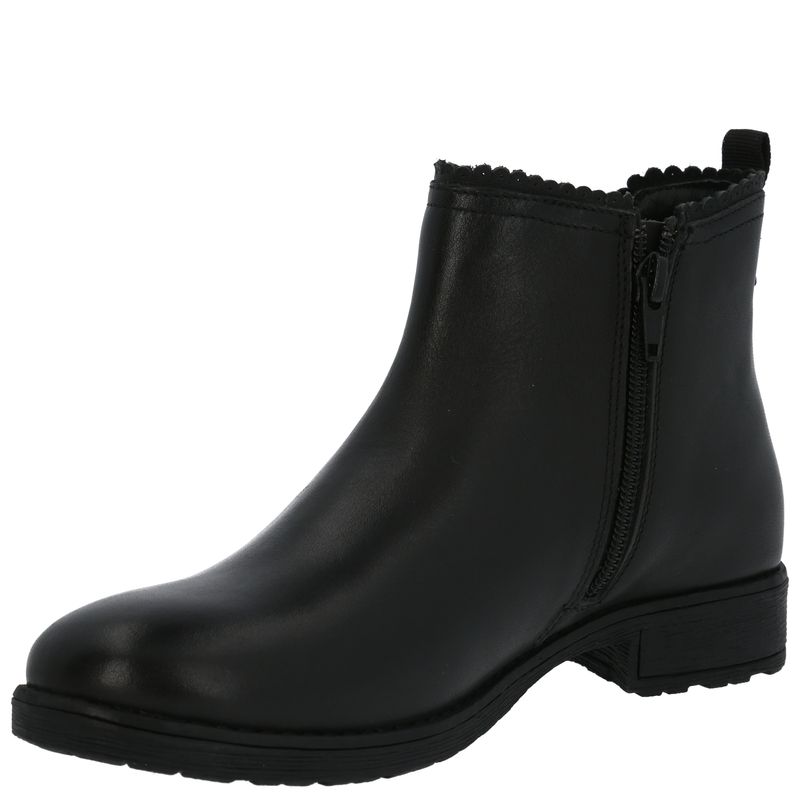 Botín Cuero Niña Asmara Negro