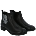 Botín Cuero Niña Asmara Negro