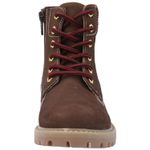 Botín Cuero Niño Baco  Café