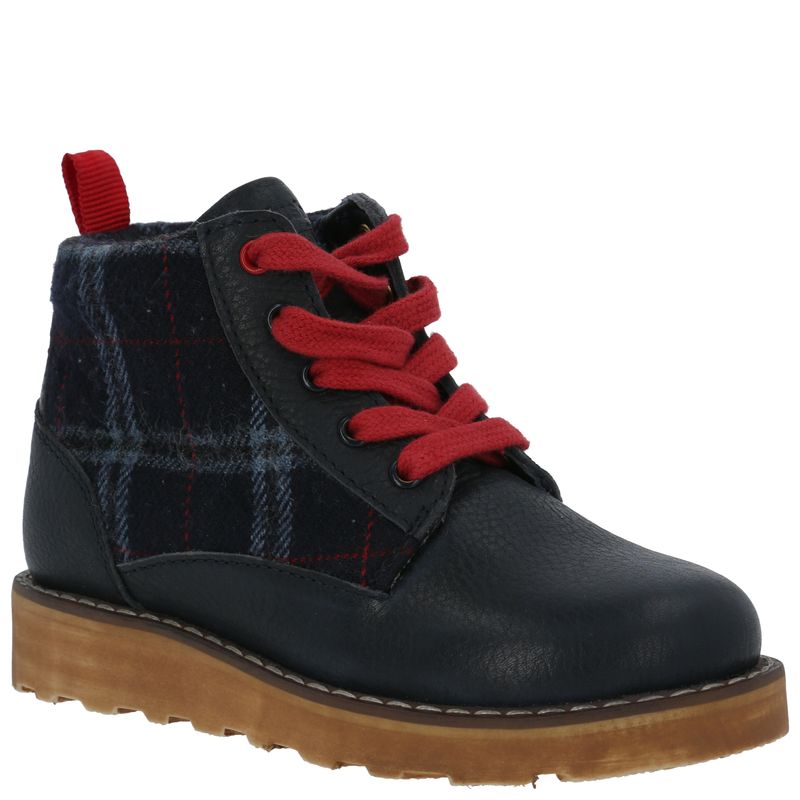 Botín Cuero Niño Fallbroke  Azul