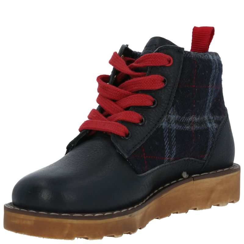 Botín Cuero Niño Fallbroke  Azul