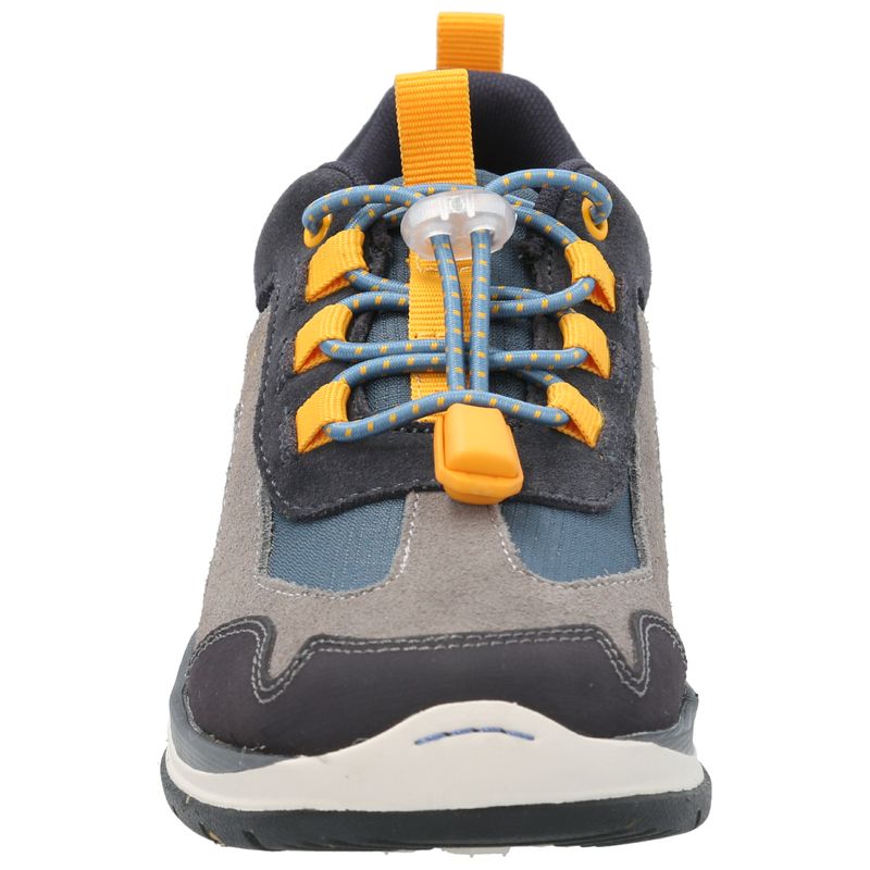 Zapatilla Cuero Niño Fastland Azul