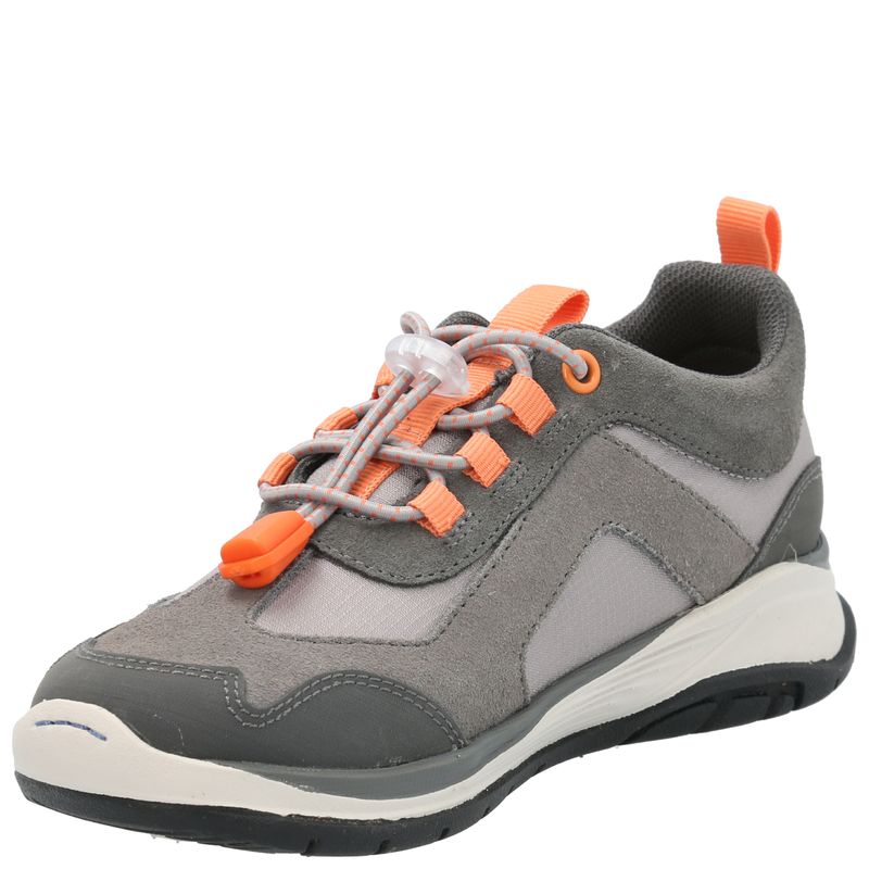 Zapatilla Cuero Niño Fastland  Café