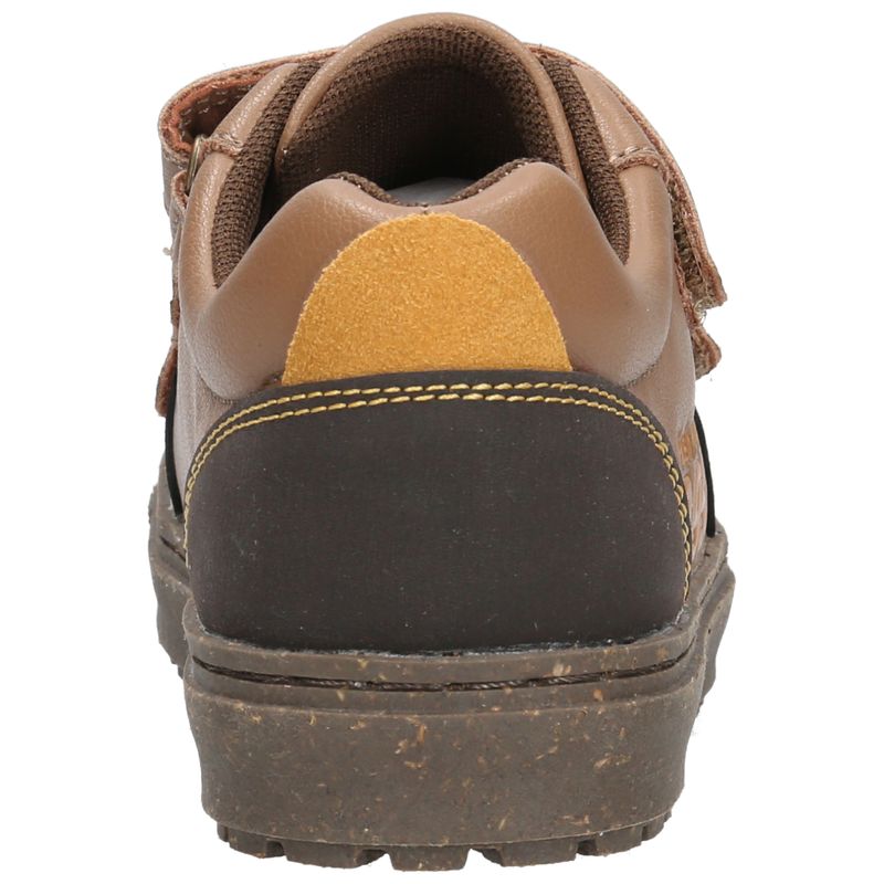 Zapatilla Cuero Niño Jets  Café