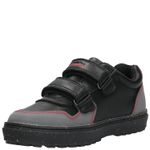 Zapatilla Cuero Niño Jets  Negra