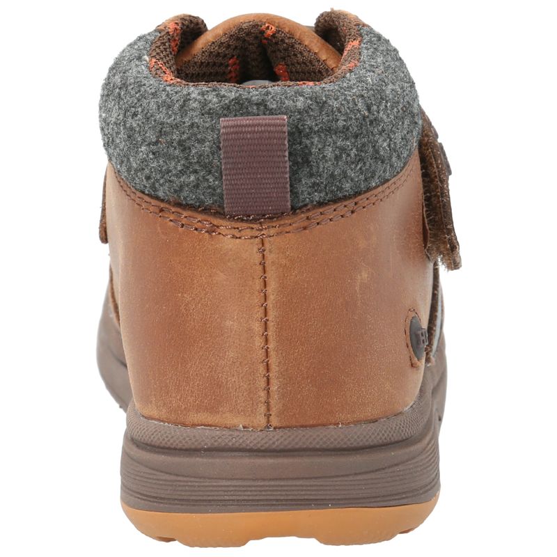 Botín Cuero Niño Runney Café