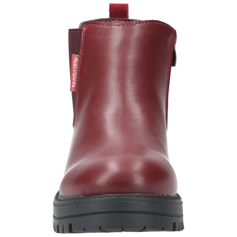 Botín Cuero Niña Lyzard Rojo